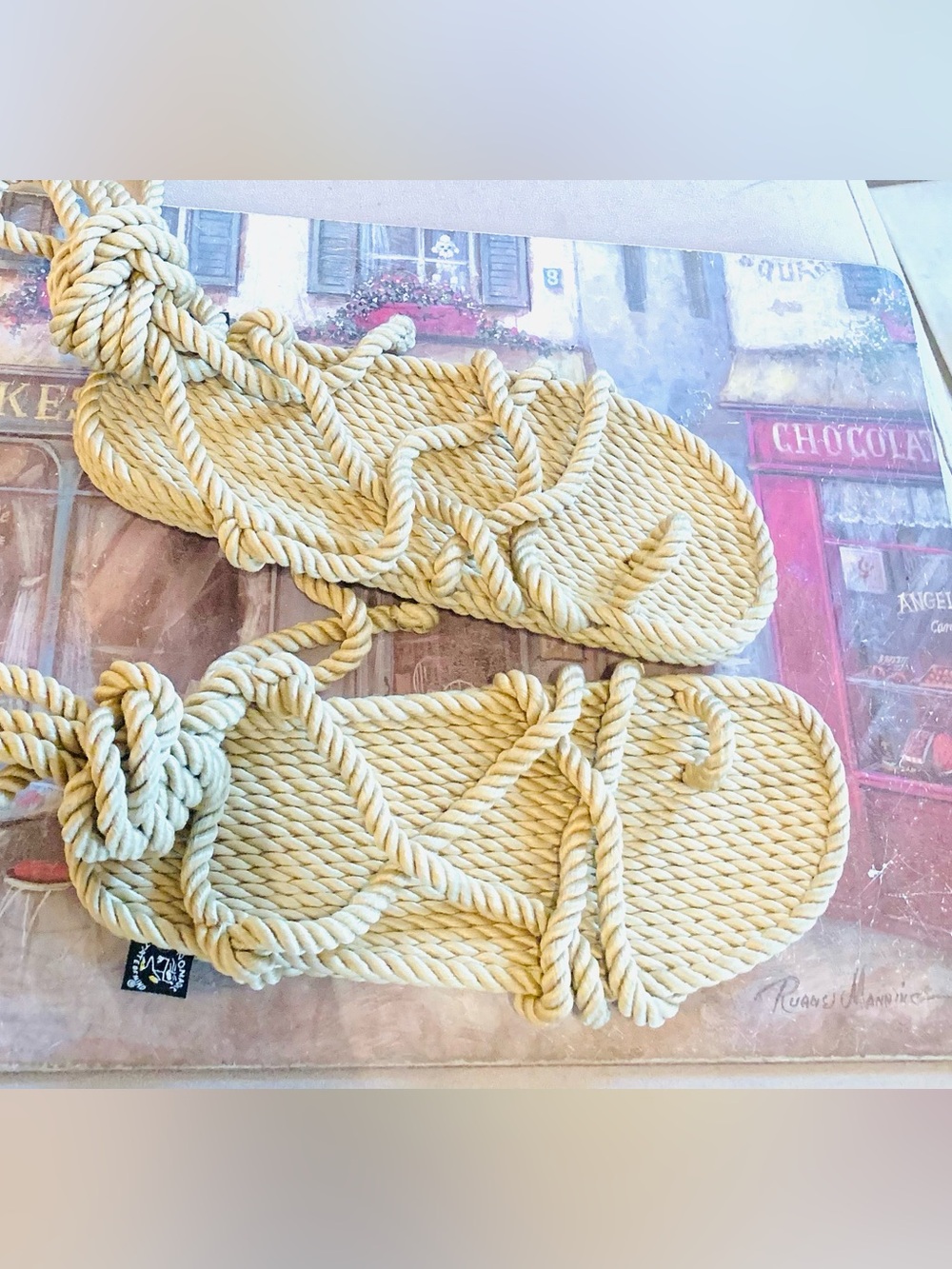 Nomadic State of Mind La Isla Ankle Wrap Rope Sandals - Picture 6 of 8